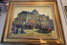 HST signée Emmanuel Bellini (1904-1989) représentant Nice, le casino municipal