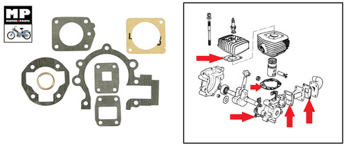Lot pochette joint - de, moteur