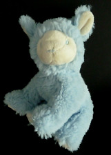 *. DOUDOU PELUCHE AVENE PEDIATRIL MOUTON AGNEAU BLEU BLANC SPIRALE  ETAT NEUF*