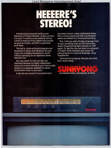 Sunkyong stereovox receiver - sunkyong,