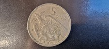 5 pesetas Espagne 1957 étoile