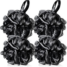 Bath Loofah Sponge, 4 Pack
