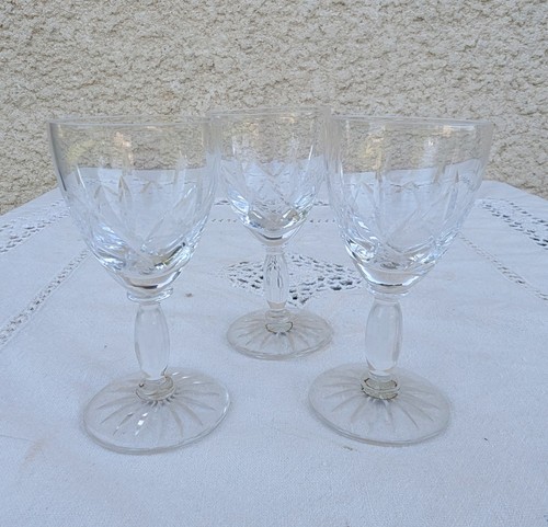 Verres cristal taillé - en,