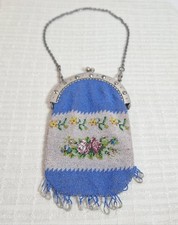 Bourse Ancienne Perlées Début XXᵉ Siècle