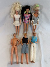 Lot 6 Poupées Vintage Barbie