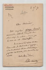 Édouard charton - Lettre