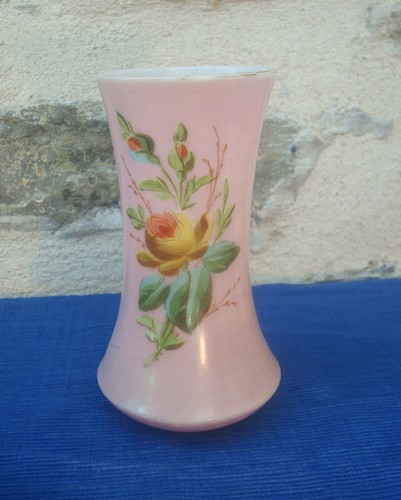 V72 vase verre cristal opalin - v72,