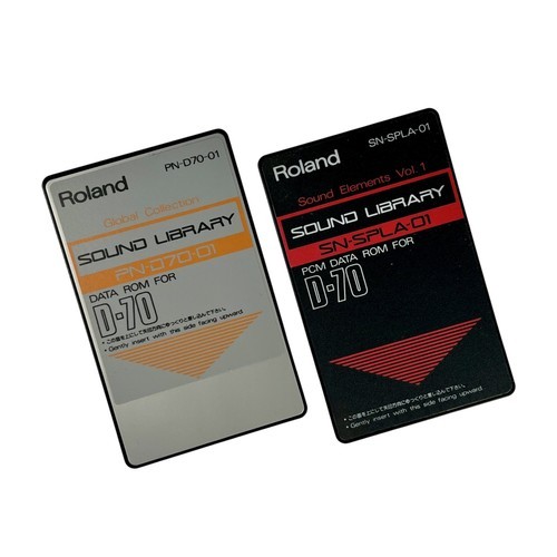 Roland sound library - library, data