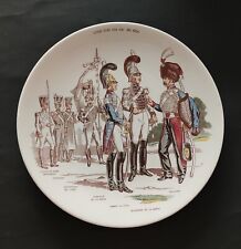 ASSIETTE SCENE MILITAIRE LOUIS