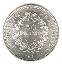 50 Francs Hercule 1977 en