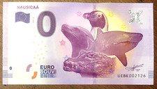 2017 NAUSICAA BILLET 0 EURO SOUVENIR BANKNOTE BANCONOTA PAPER MONEY MONNAIE