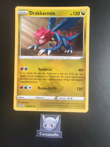 Carte pokémon drakkarmin - carte,