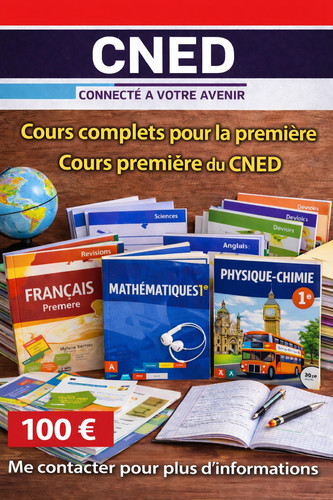 Cned cours première lycée - -,