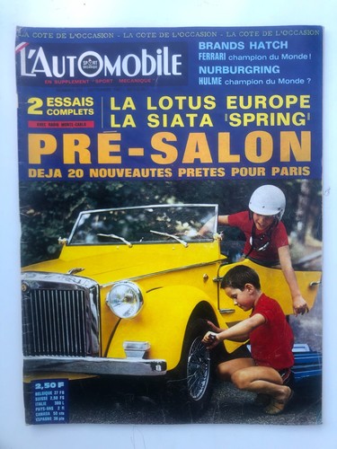 1967 automobile 257 - 1967, l'automobile