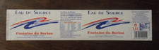 étiquette eau minérale grand