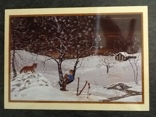 Reproduction litho peintre - cp,