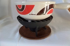 Le Creuset service à fondue en fonte vintage