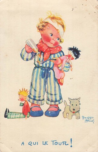 Illustree signee beatrice - cp,