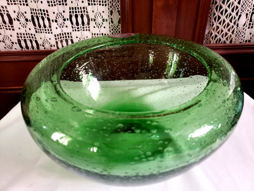 Coupe vase boule signé biot - boule,