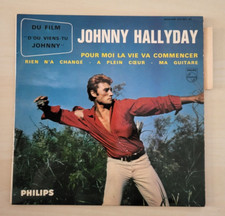 VINYLE EP 45T Johnny Hallyday