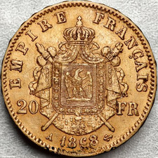 Pièce de 20 Francs OR