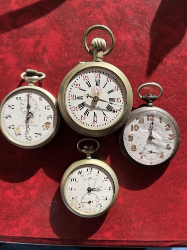 Quatre montres gousset hs - quatre,
