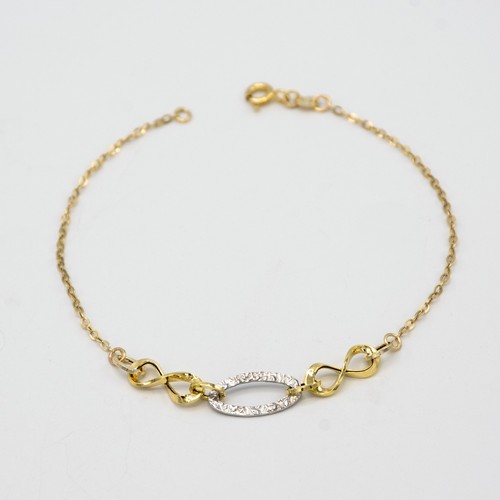 Bracelet jaune et blanc - bracelet,