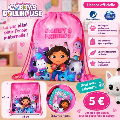Sac cordons gabby et - 🎀, à