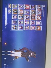 compte genshin impact EU Account Ar56, C1 Hu Tao, Keqing lettern rite skin