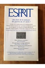 Revue Esprit Janvier 2011, Que