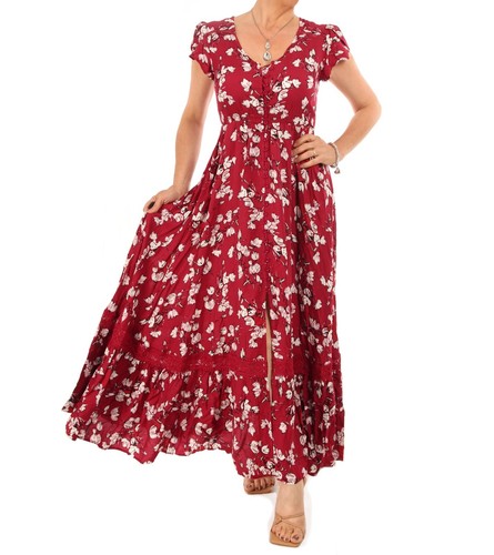 Nouvelle robe maxi - maxi, imprimé