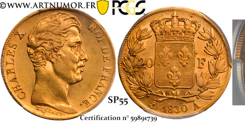 Charles francs or 1830 - charles,