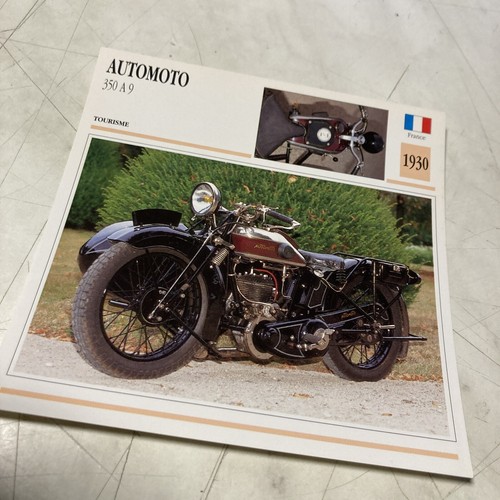 Automoto 350 1930 carte - automoto,