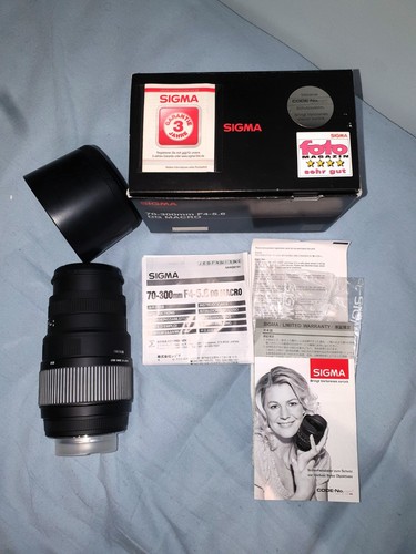 Objectif sigma 300 - af, 70-300