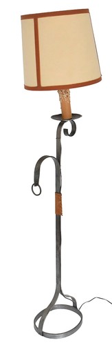 Lampadaire fer forgé et - lampadaire,