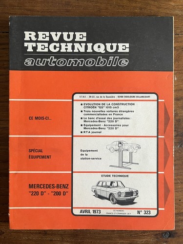Revue technique mercedes - technique, benz