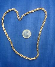 B31 Chaine Collier Plaqué Or Maille Palmier Ovale Lot Bijou Qualité