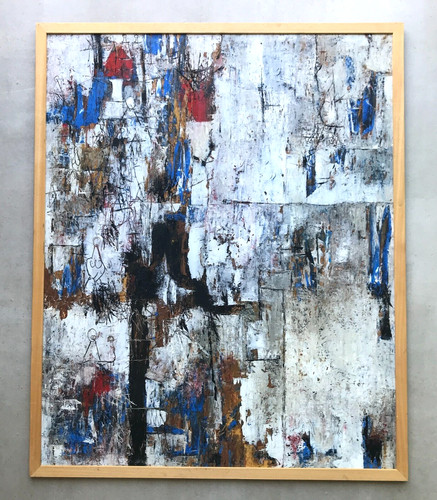 Composition peinture abstrait - composition,