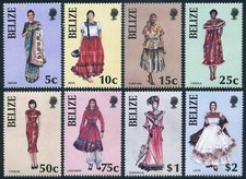 Belize 798-805,806,MNH.Michel