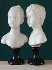 BUSTE ANCIEN Louise et Alexandre BRONGNIARD HOUDON