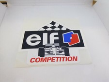 AUTOCOLLANT / STICKER  Vintage ELF COMPETITION / FORMULE 1 / COURSE / F1 - TOP !