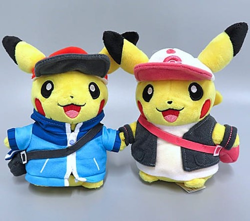 Peluche pokemon pikachu unova - pikachu,