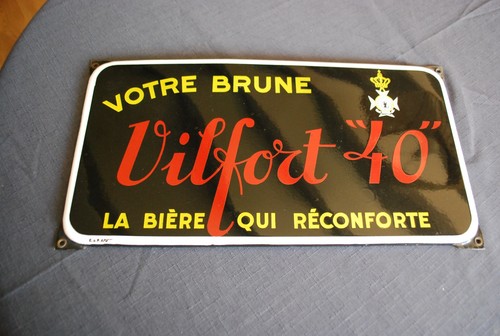 Plaque emaillee votre - emaillee,