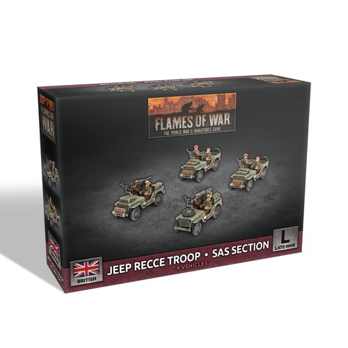 Flames war jeep - flames, recce