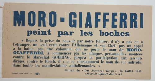 Moro giafferri peint par - moro,