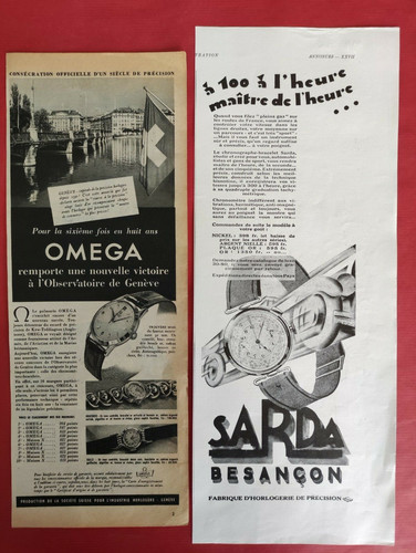 Publicité presse 1930 - x,