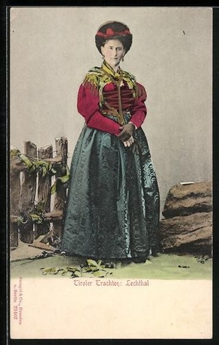 Lechthal femme costume - en,
