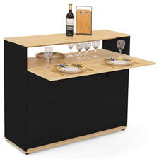 Meuble de bar extensible en