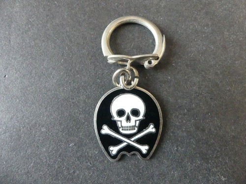 Porte clé metal - email, tete