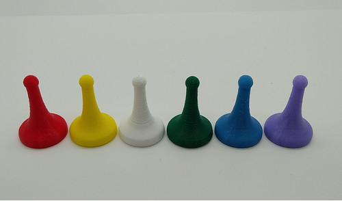 Pions couleur imprimé en - pions,